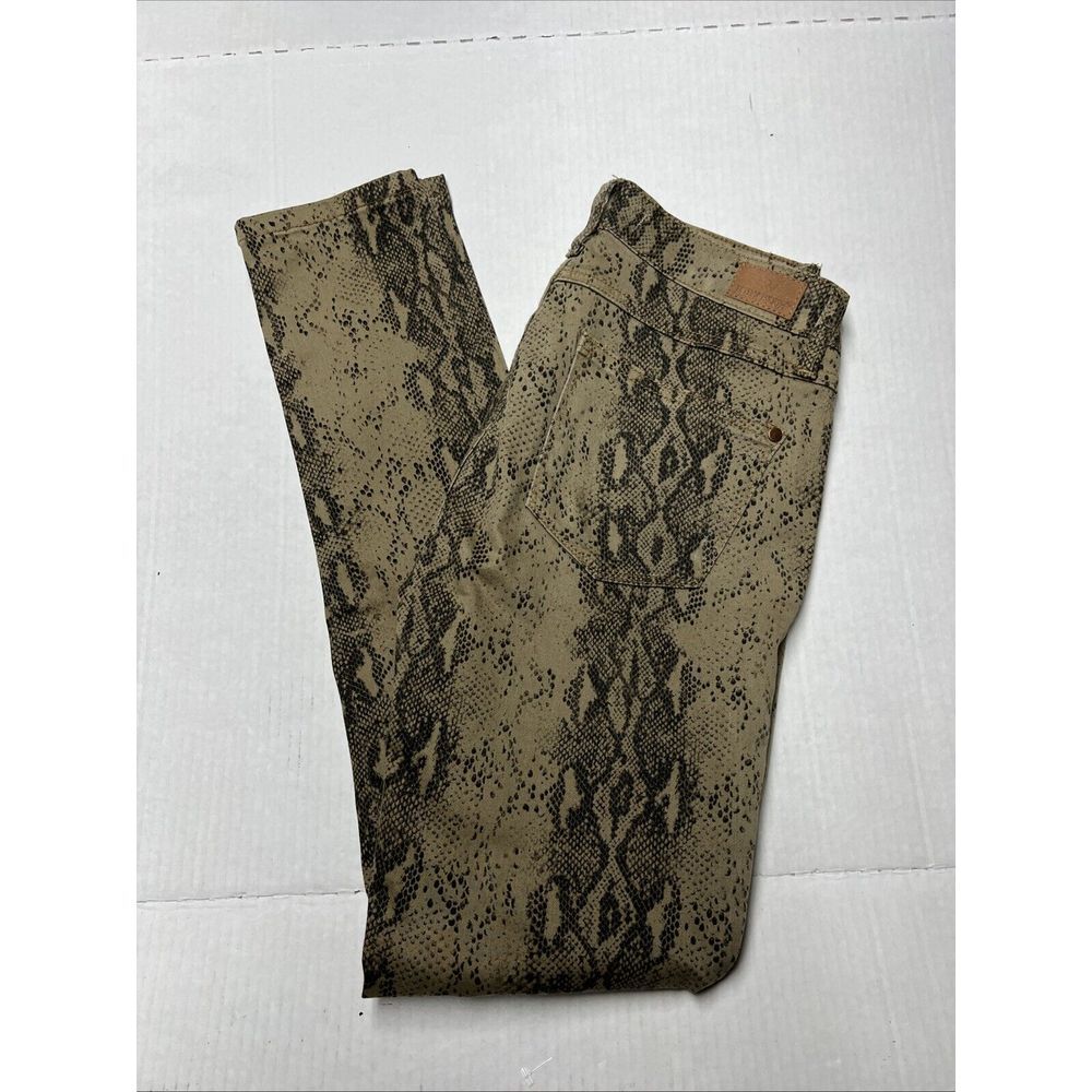 Judy Blue Jeans 5/27 Skinny Fit Snake Skin Pattern Straight Ankle